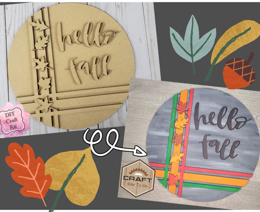 Hello Fall Sign | #2290