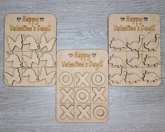 Valentine's Day Card Tick Tac Toe | #3173