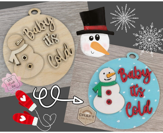 Baby its Cold Ornament | #3361