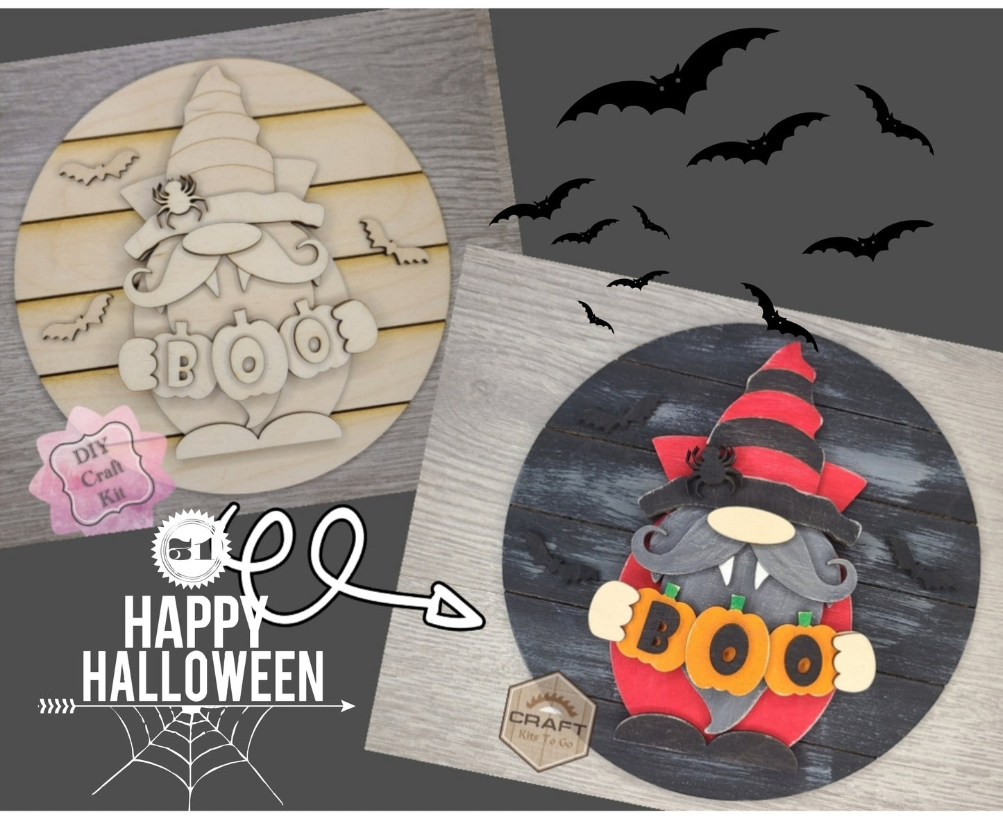 Vampire Halloween Gnome | #3365