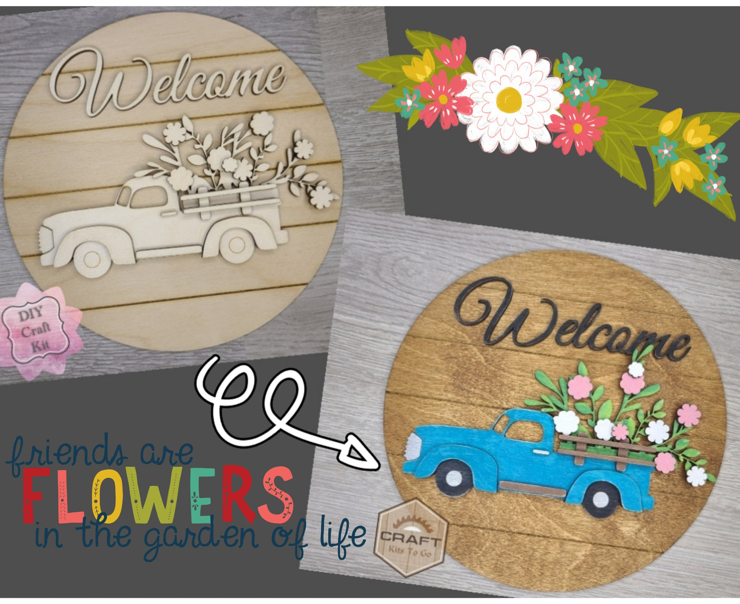 Spring Flower Truck | #3394