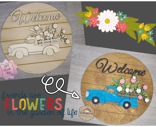 Spring Flower Truck | #3394