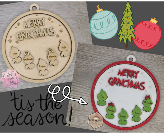 Grinch Ornament | #3463