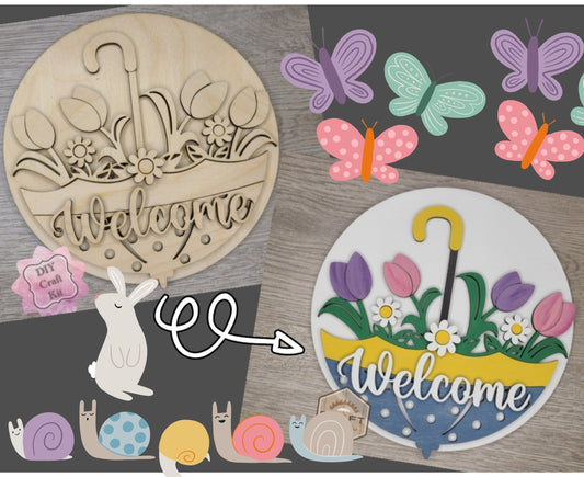 Welcome Spring Sign | #3601
