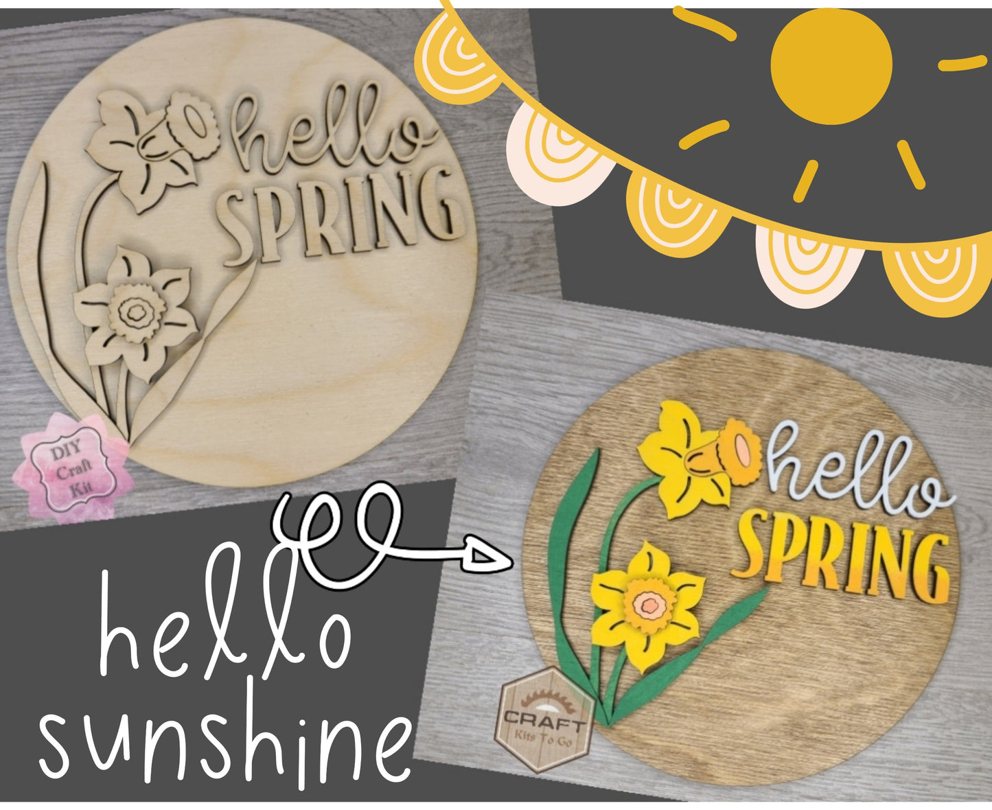 Hello Spring Daffodils | #3598