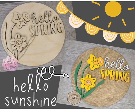 Hello Spring Daffodils | #3598