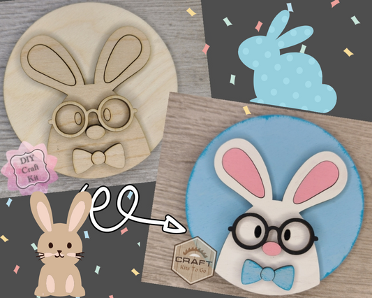 Nerdy Easter Bunny Sign | #3615