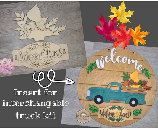 Interchangeable Truck | Fall Insert | #200004