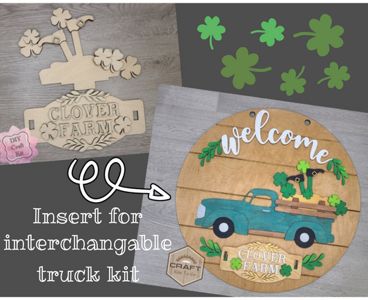Interchangeable Truck | St. Patrick's Day Insert | #200004