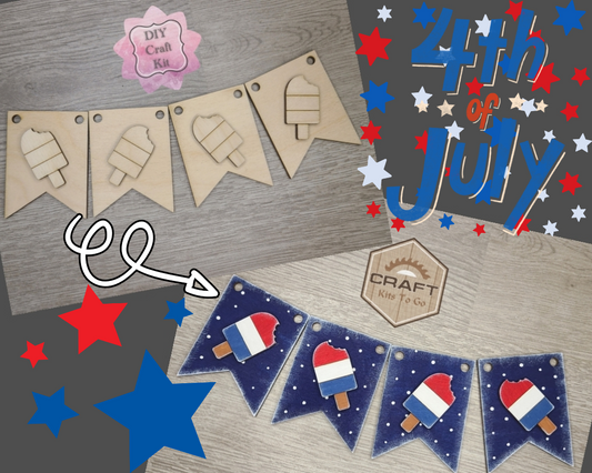 4th of July Bunting | #3687