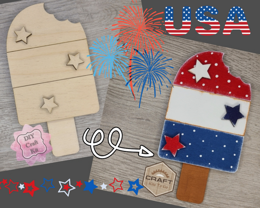 4th of July Decor Popsicle | #3685