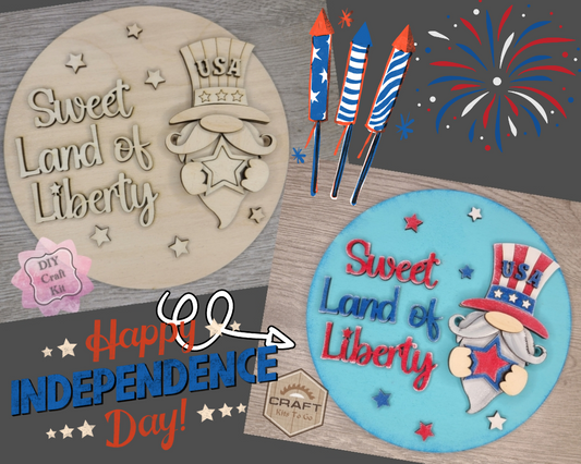 Sweet Land of Liberty Gnome | #2644