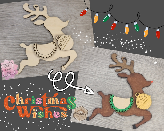 Reindeer Ornament | #3621