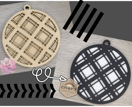 Plaid Ornament | #2297