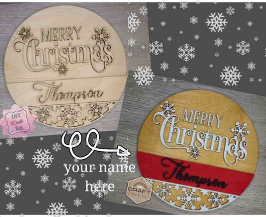 Customize Christmas Sign | #3208