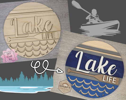 Lake Life Sign | #3125