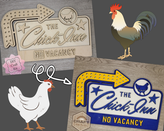 Chick Inn Chicken Coop Sign | #3697