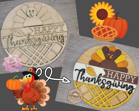 Happy Thanksgiving Sign | #3731