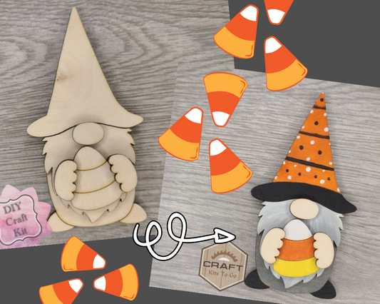 Candy Corn Halloween Gnome | #3787