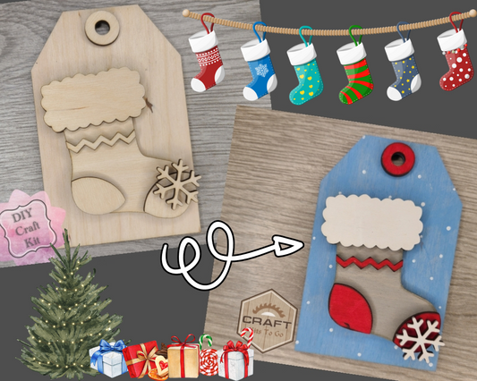 Christmas Stocking Tag | #3780