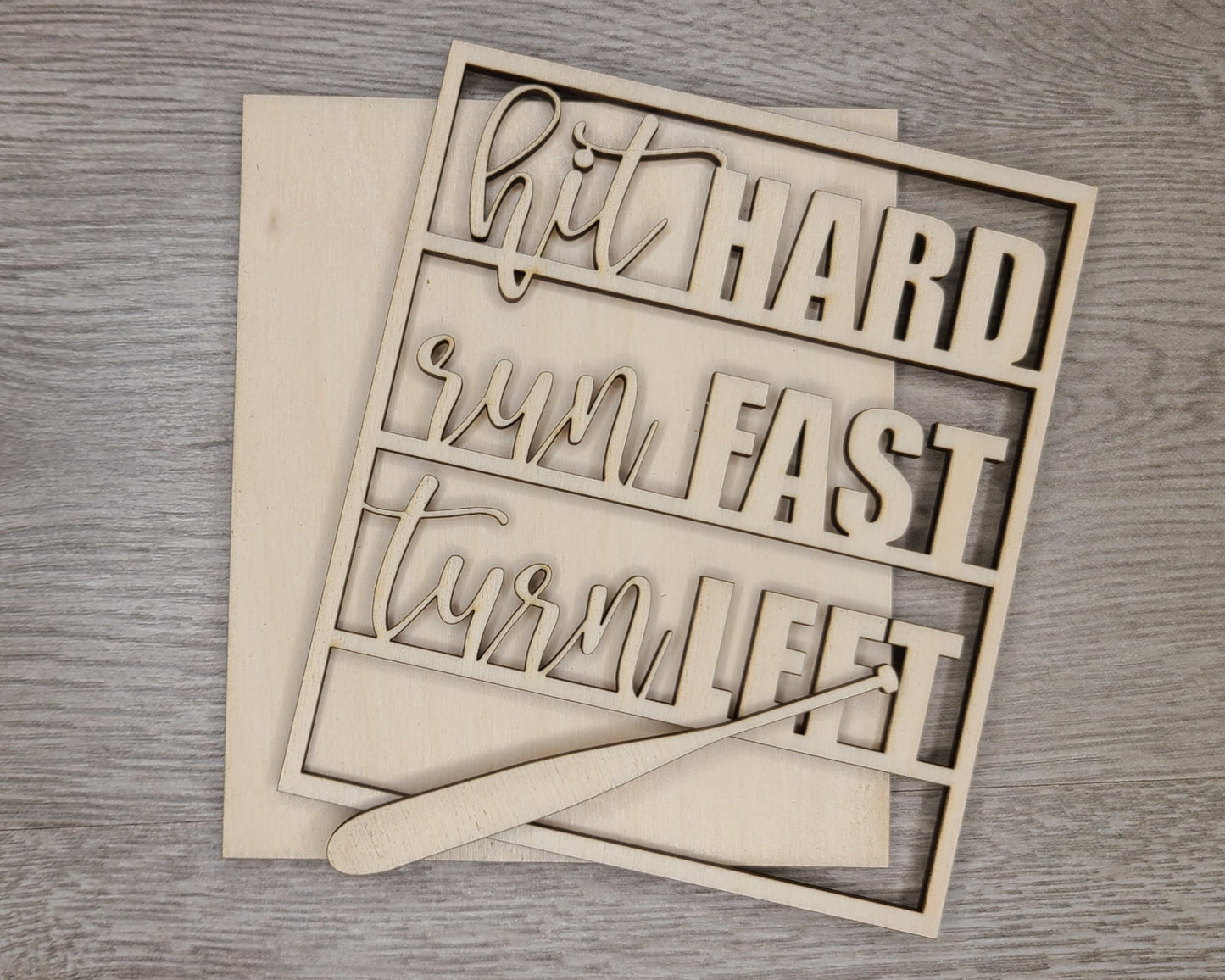 Hit Hard Sign | #2751