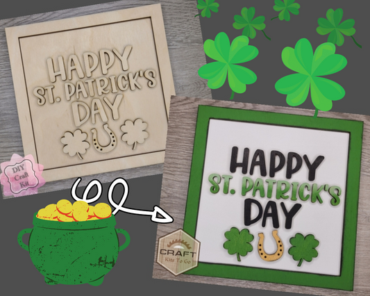 Happy St. Patrick's Day Sign | #2503