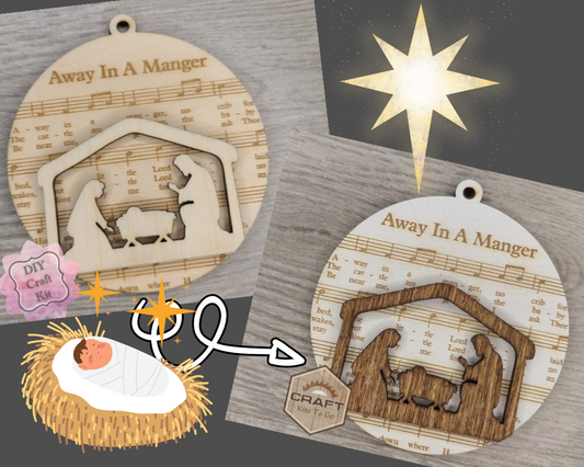 Away in a Manger Ornament | #3873