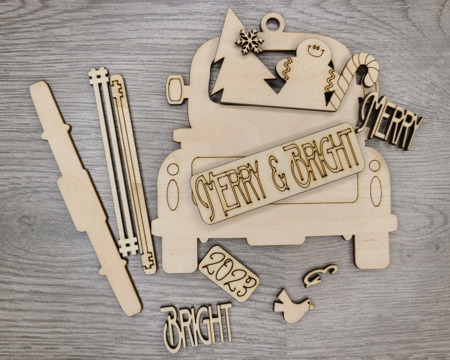 Christmas Truck Ornament | #3947