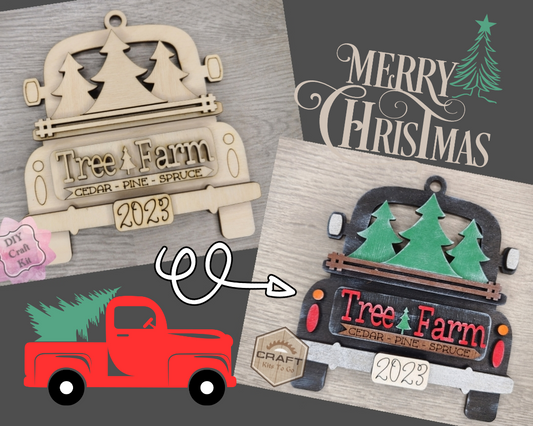 Tree Farm Truck Ornament | #3879