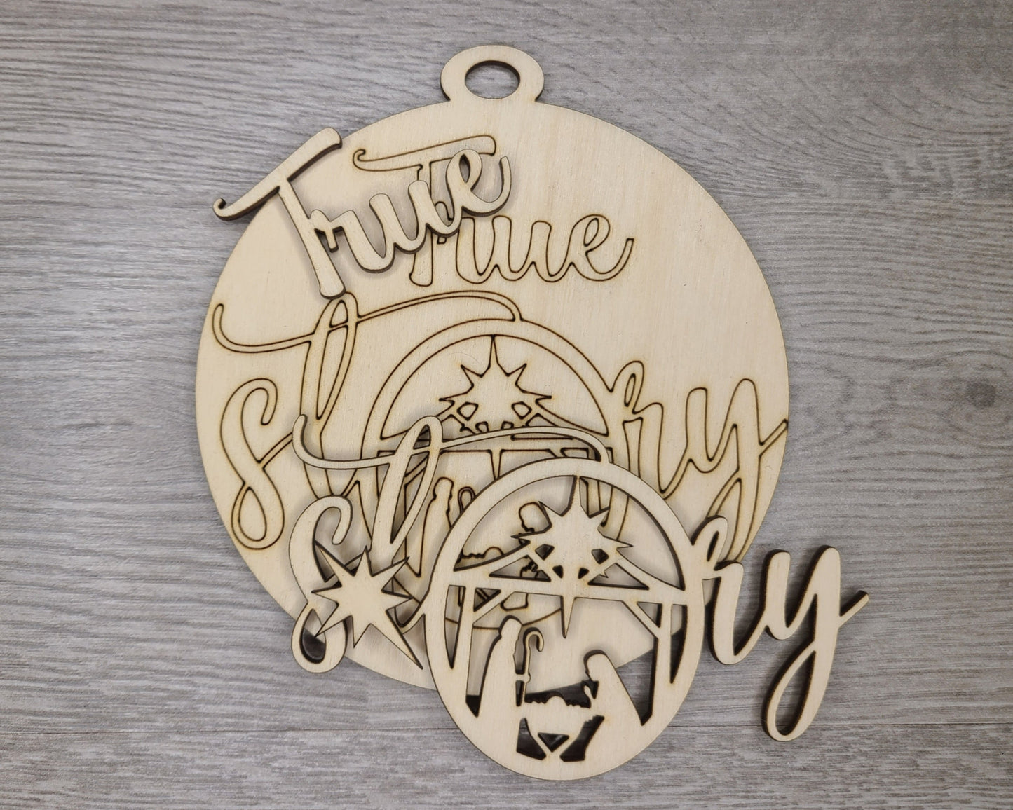 True Story Nativity Ornament | #3890