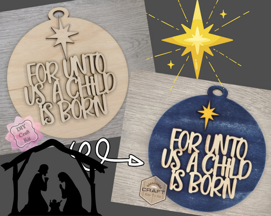 Child is Born Ornament | #3893