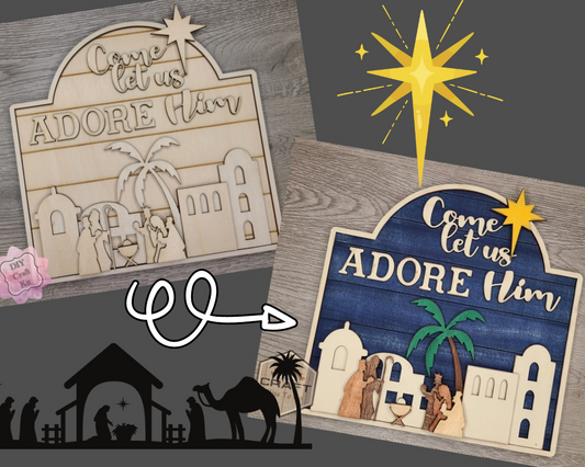 Come Let us Adore Him | Nativity | Bethlehem | #3949