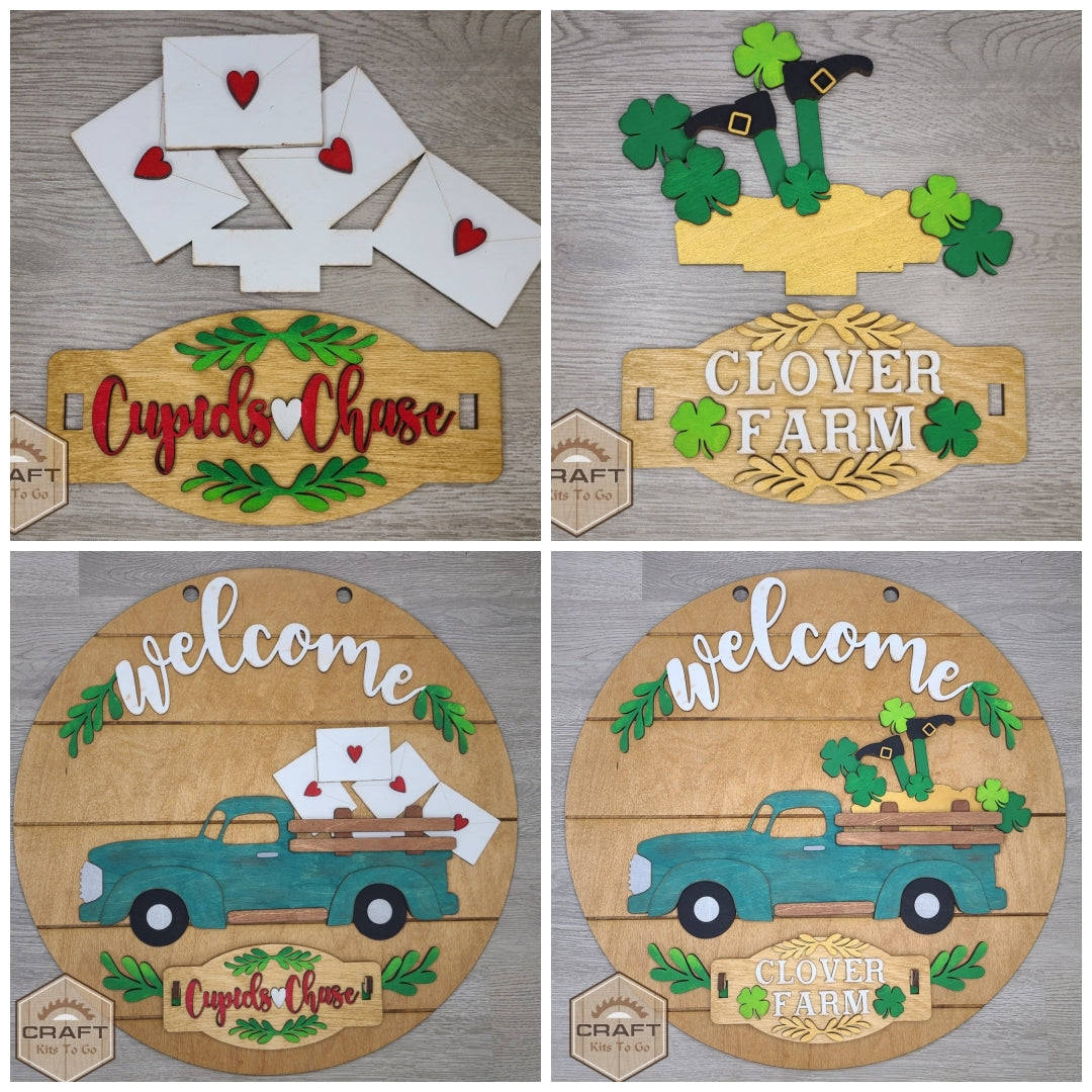 Interchangeable Truck | St. Patrick's Day Insert | #200004
