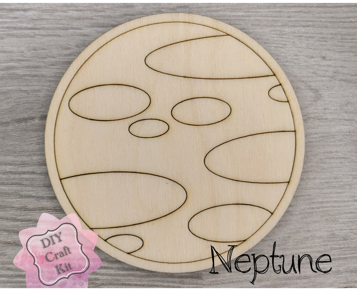 Neptune Cutout | Space | Outer Space | Kids Crafts | Wood Shape Cutout | #2231 - Multiple Sizes Available - Unfinished Wood Cutout Shapes