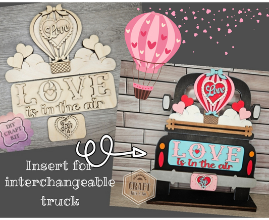 Interchangeable Truck | VALENTINE HOT AIR BALLOON INSERT | #200001 -36