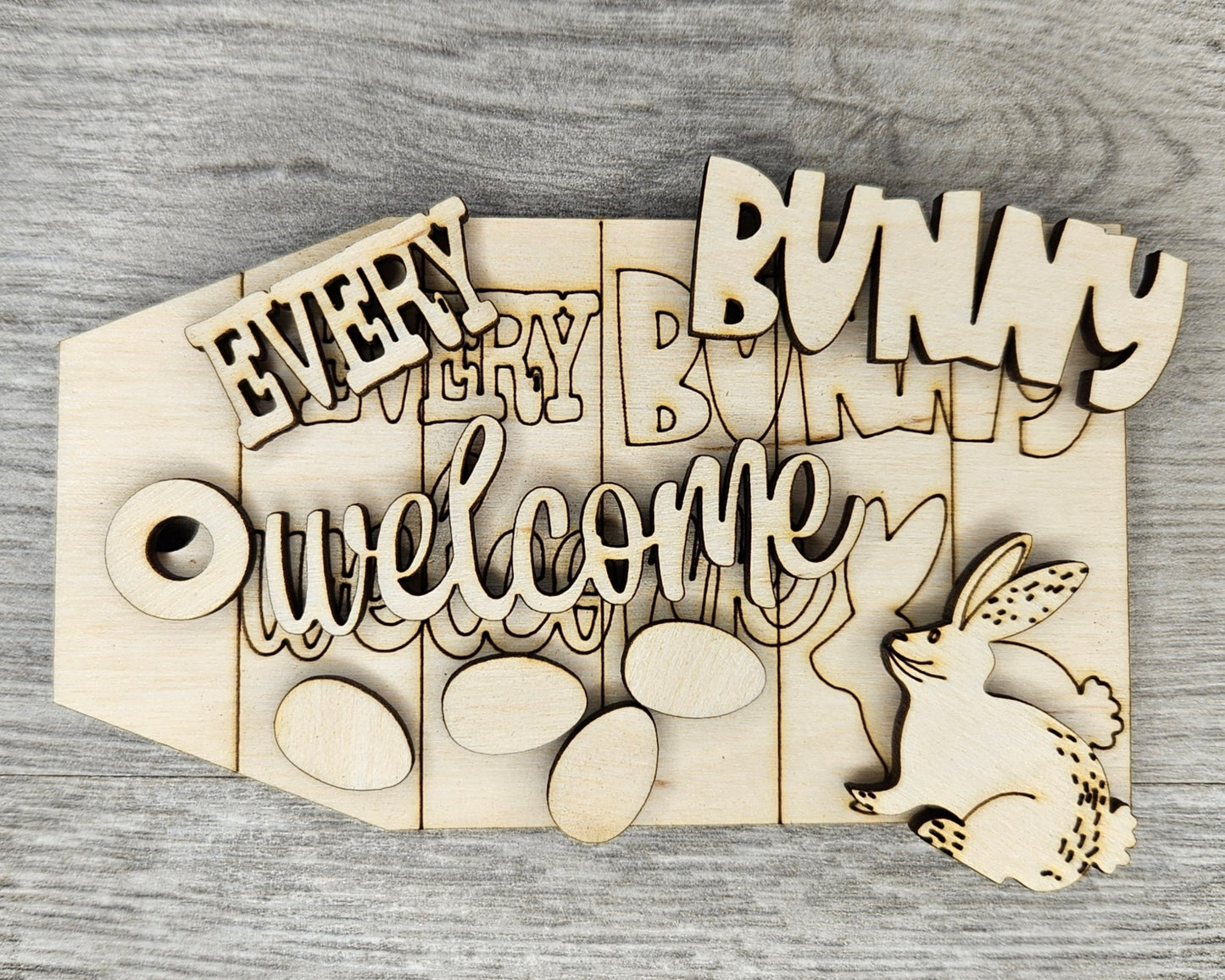 Every Bunny Welcome Tag | #3911