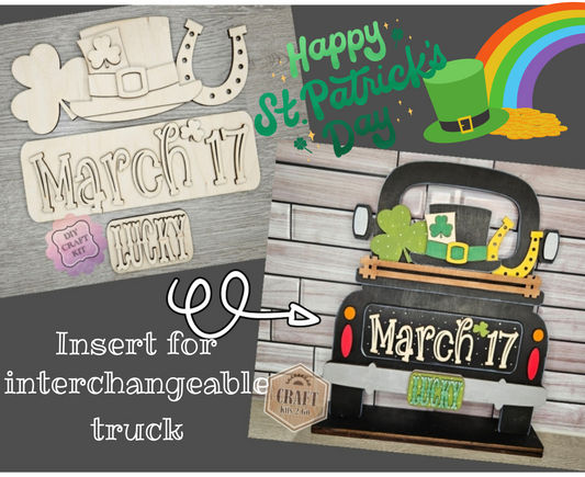 Interchangeable Truck | ST. PATRICKS DAY INSERT | #200001 -27