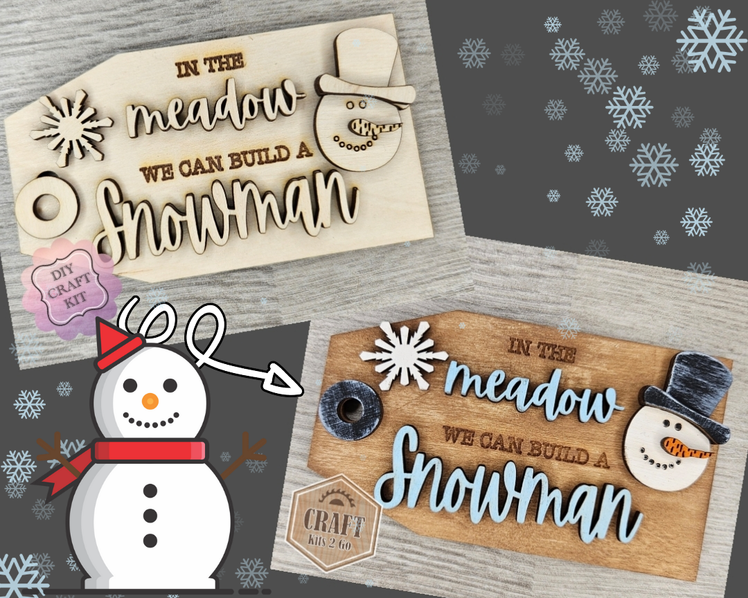 Build a Snowman Tag | #3919