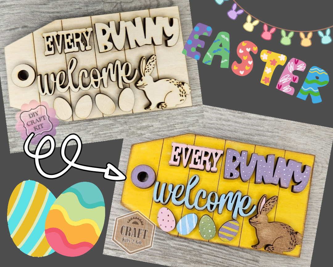 Every Bunny Welcome Tag | #3911