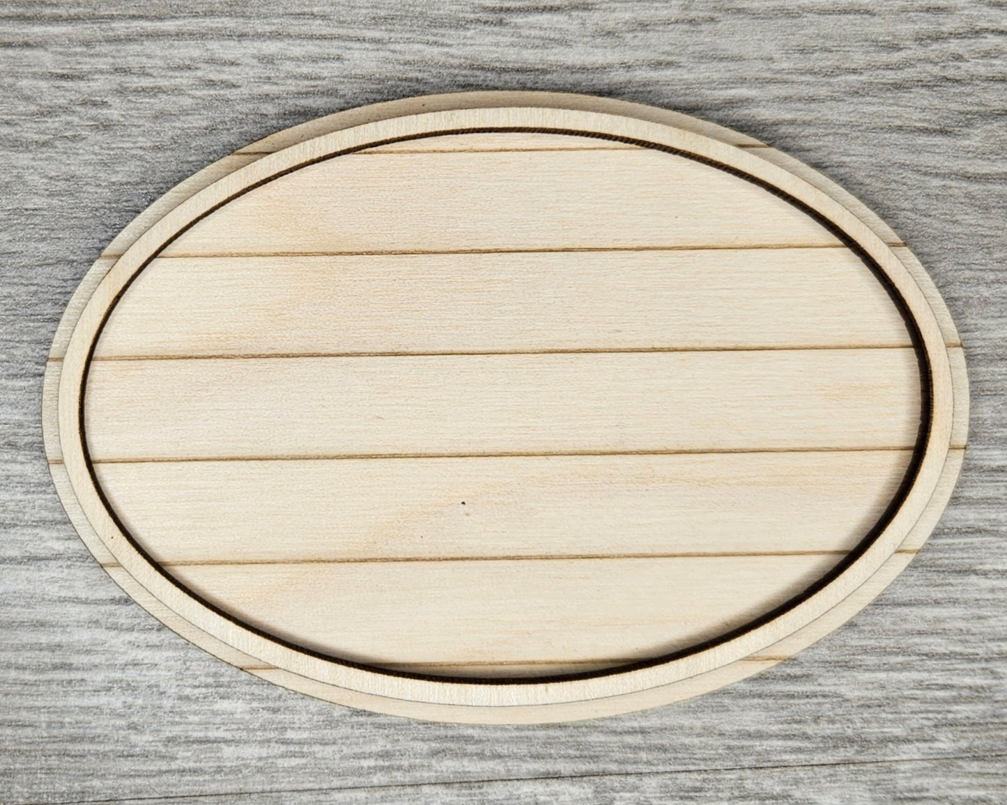 Shiplap Frame #2467 - Multiple Sizes Available - Unfinished Wood Cutout Frames
