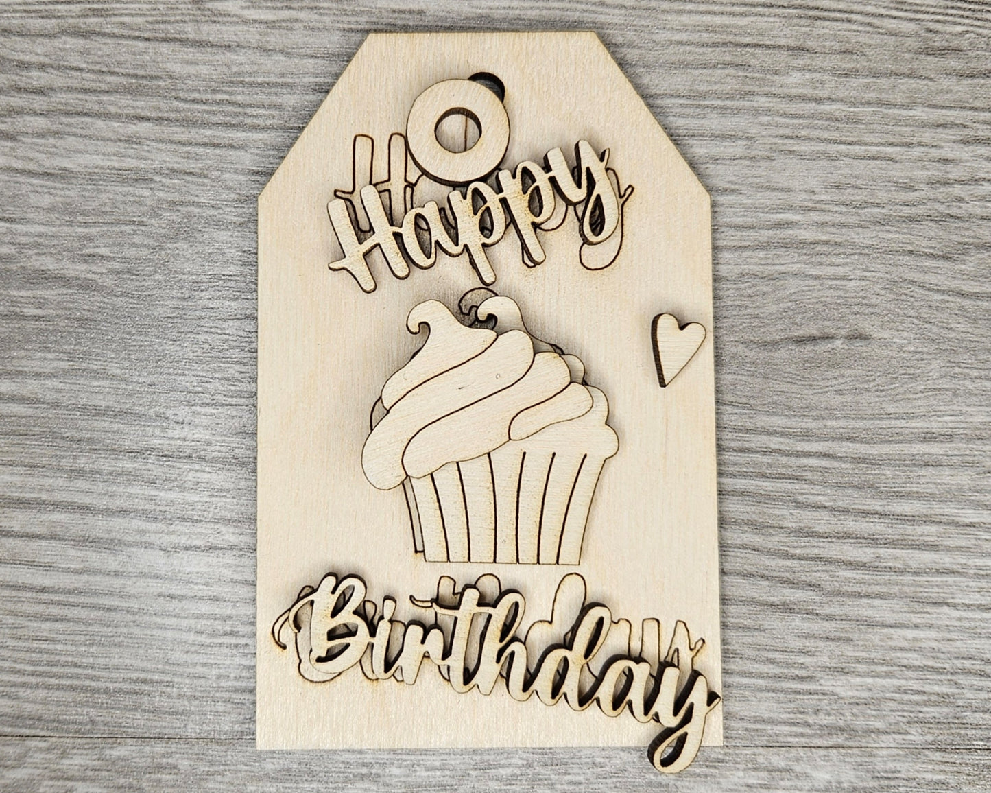 Birthday Cupcake Tag | #4027