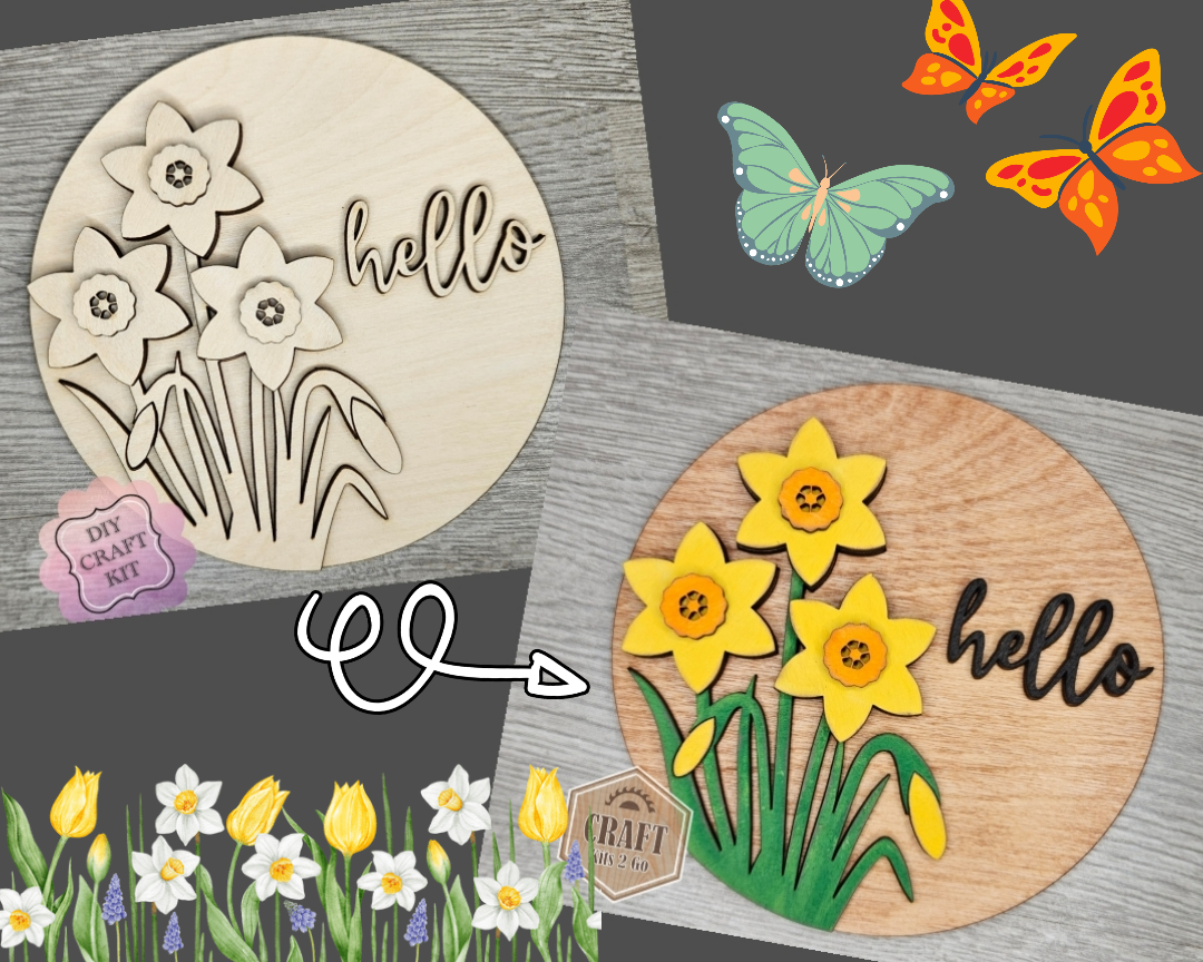 Hello Spring Daffodils | #4068
