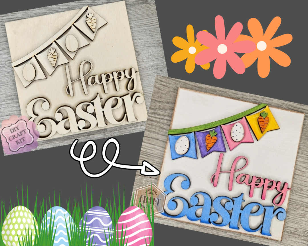 Happy Easter Sign | #4089
