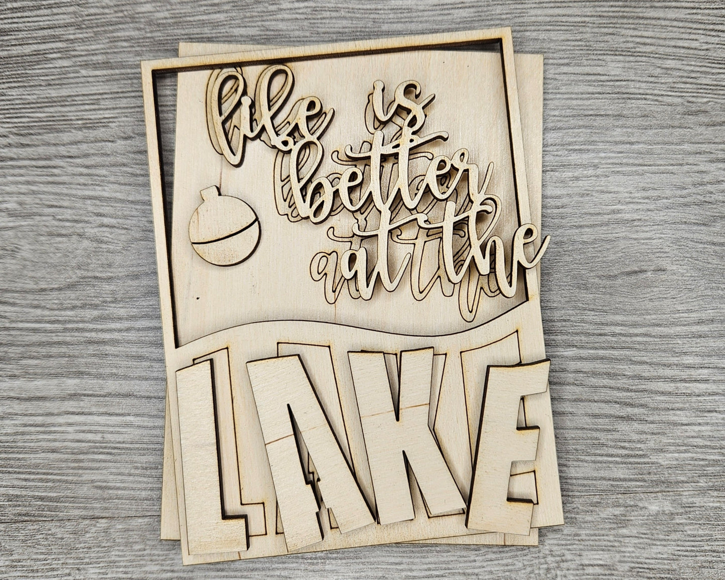 Life is Better at the Lake Sign | #2720
