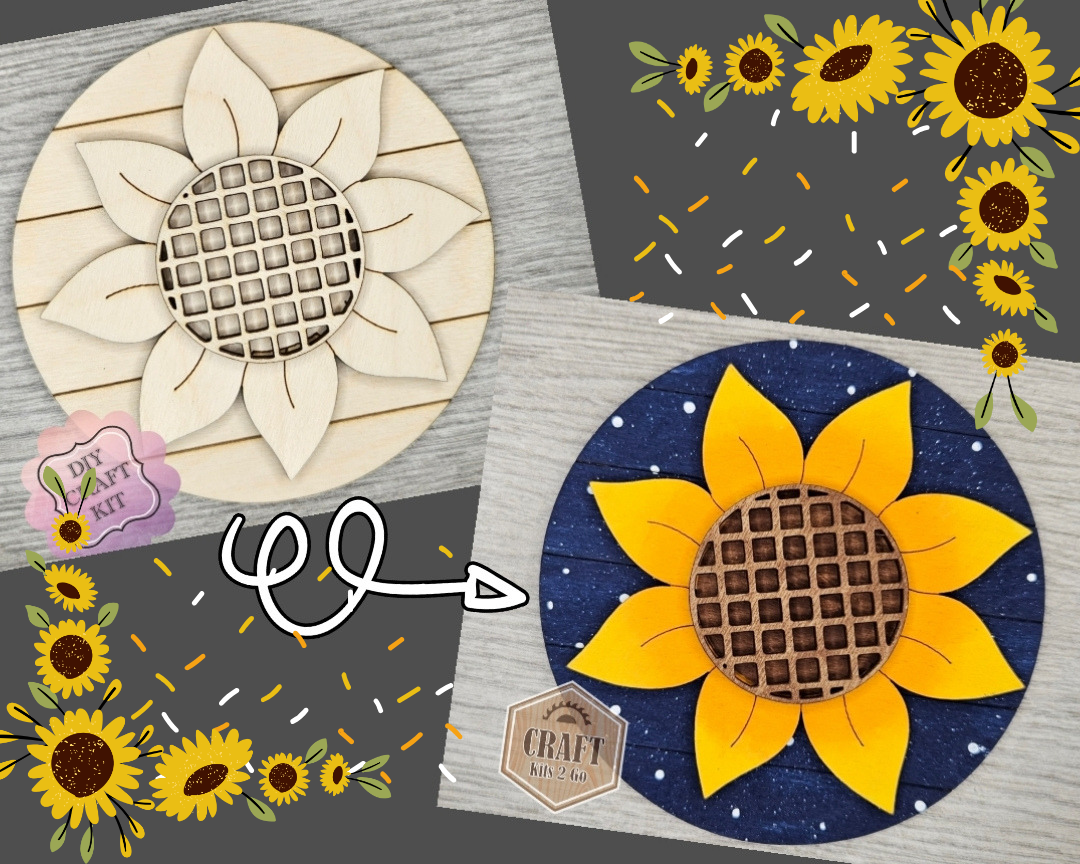 Sunflower Round | #4108