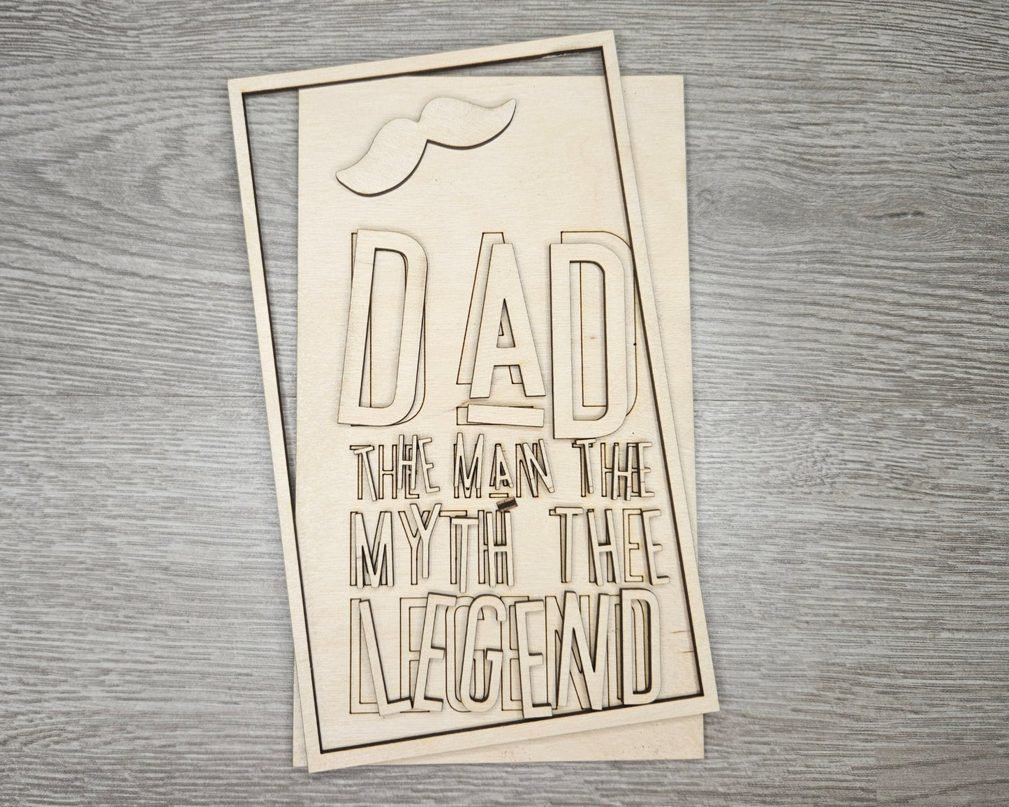 Dad the Myth | Dad the Legend | Father's Day ideas | DIY Craft Kits | Paint Party Supplies | #2873