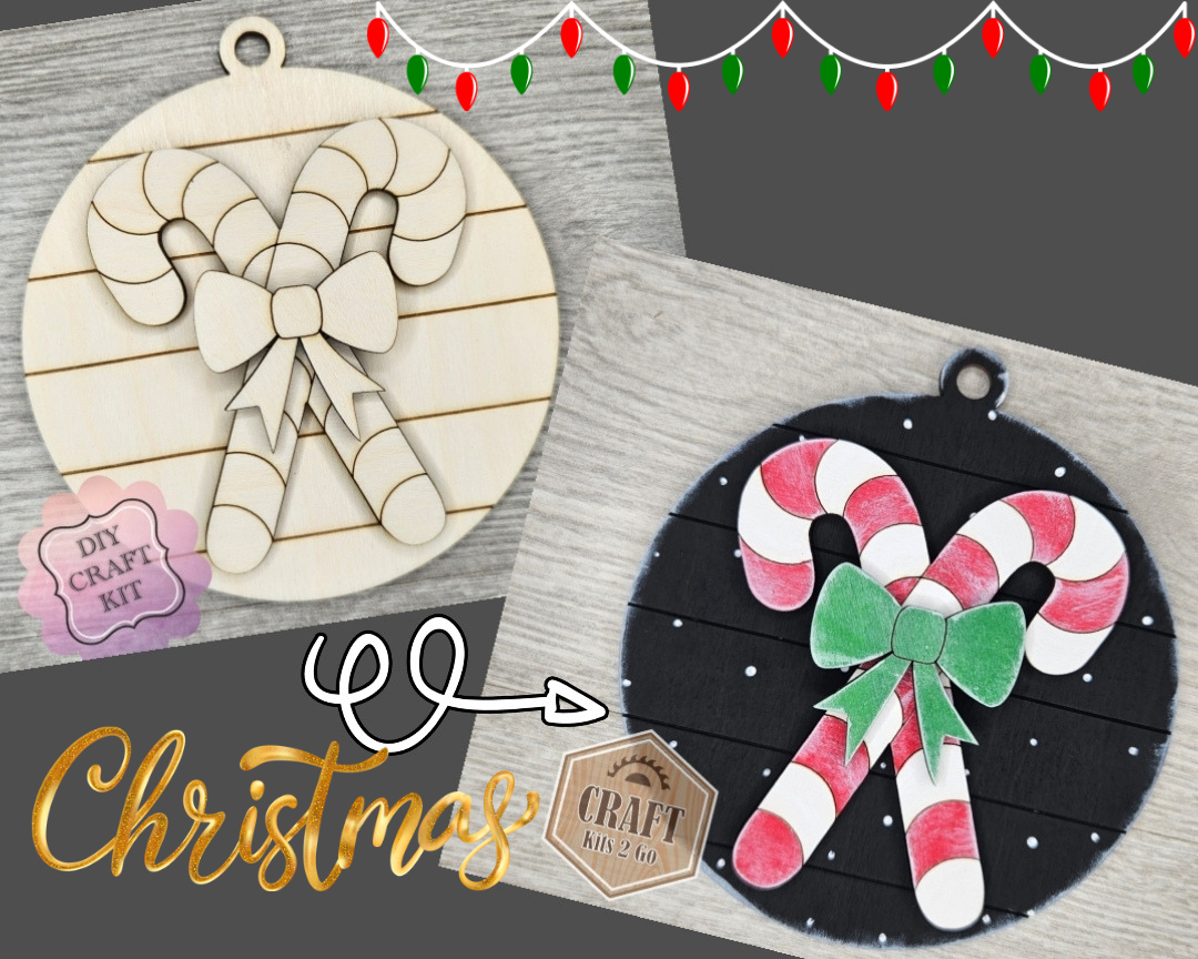 Candy Cane Christmas Ornament | #4109