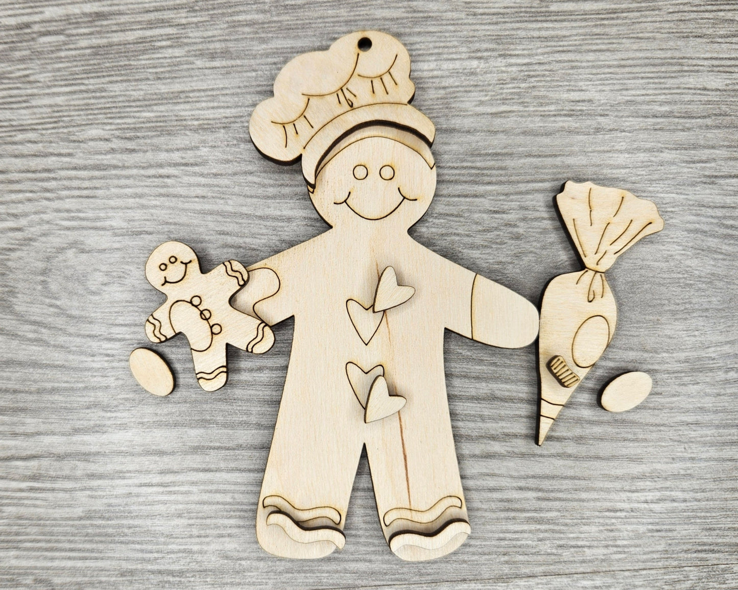 Gingerbread Baker Ornament | #3977