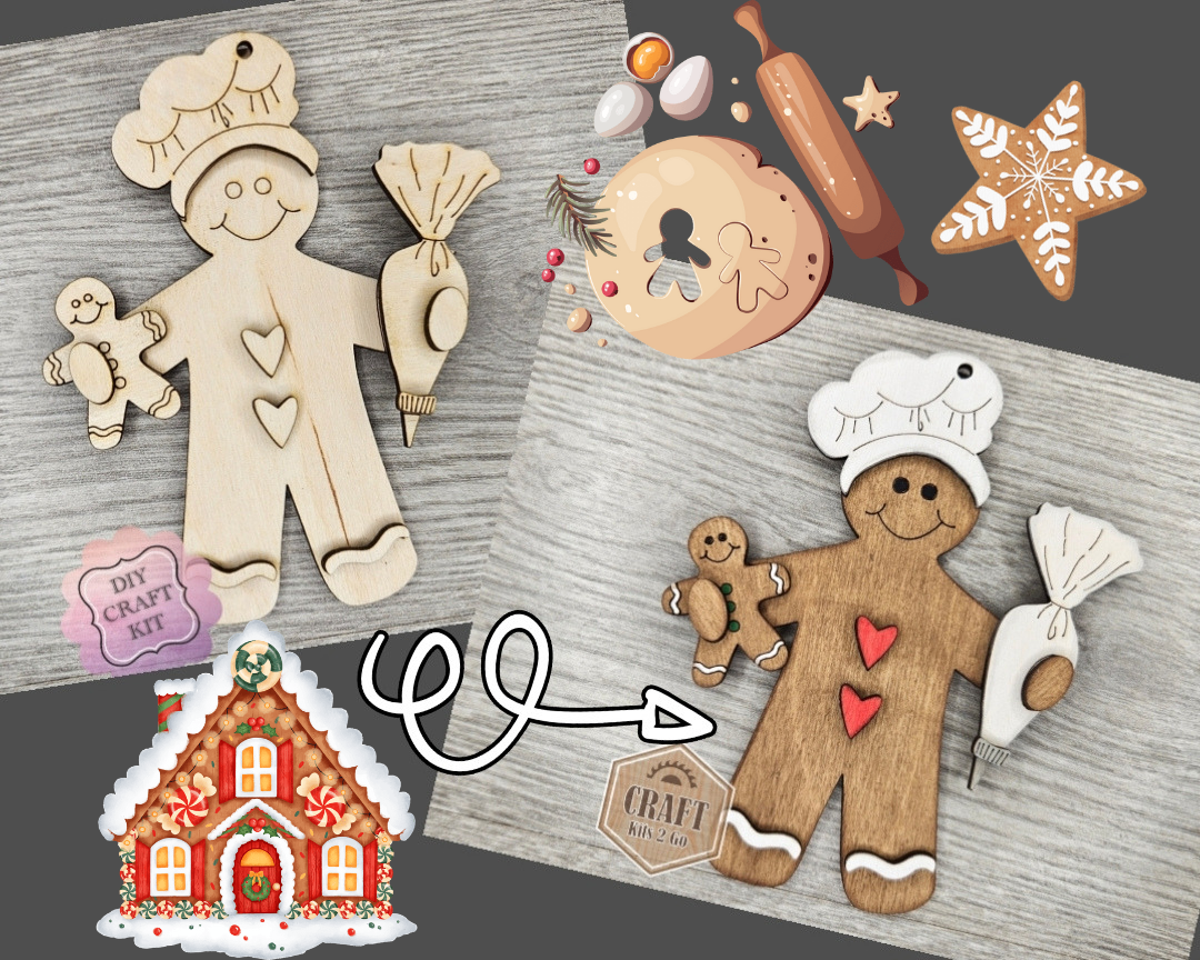Gingerbread Baker Ornament | #3977