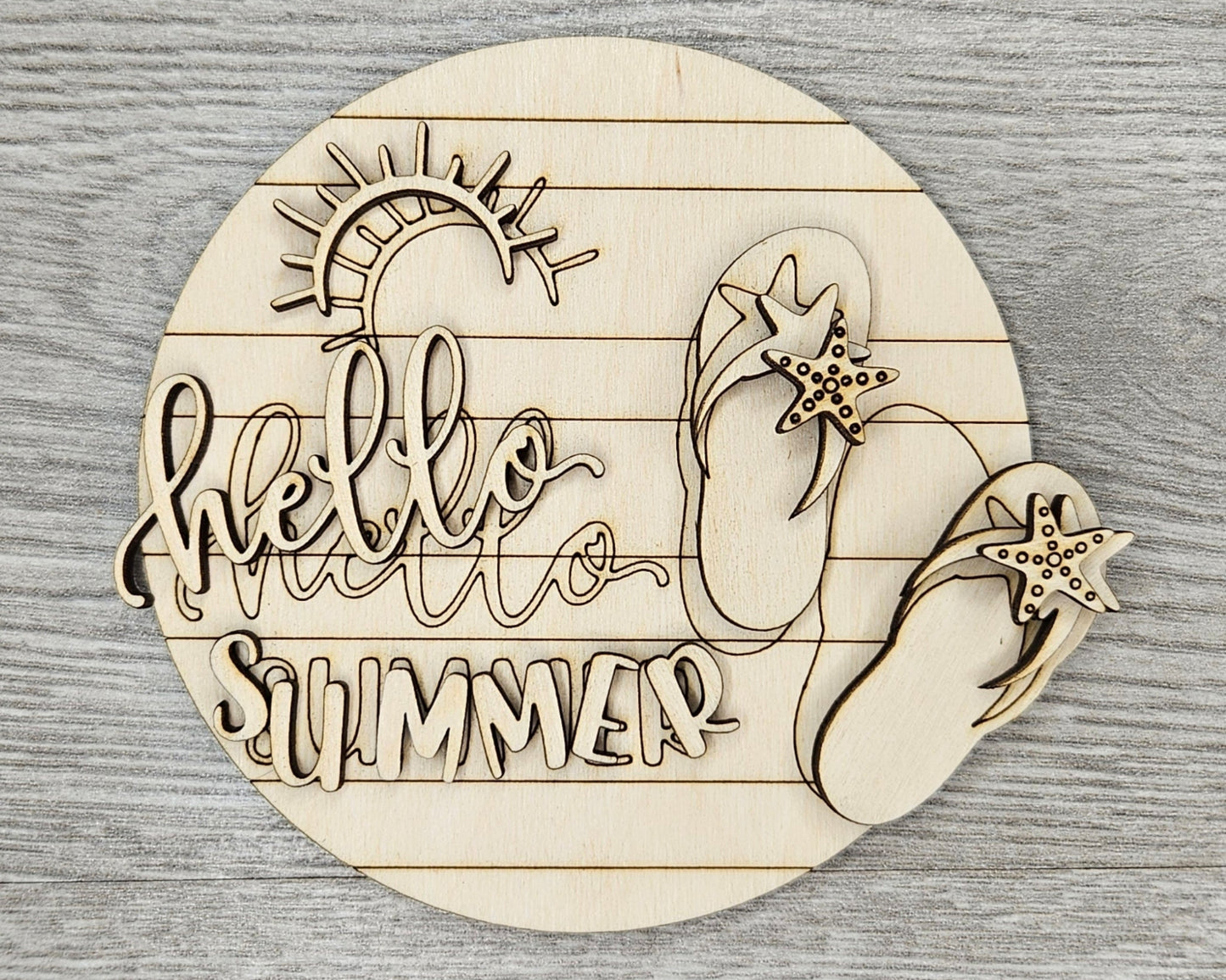 Hello Summer Sign | #3934